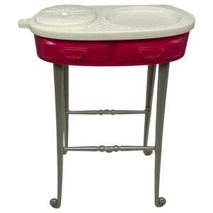 2014 Mattel Barbie Pet Grooming Table Pink‎ Replacement Doll Furniture CFN40